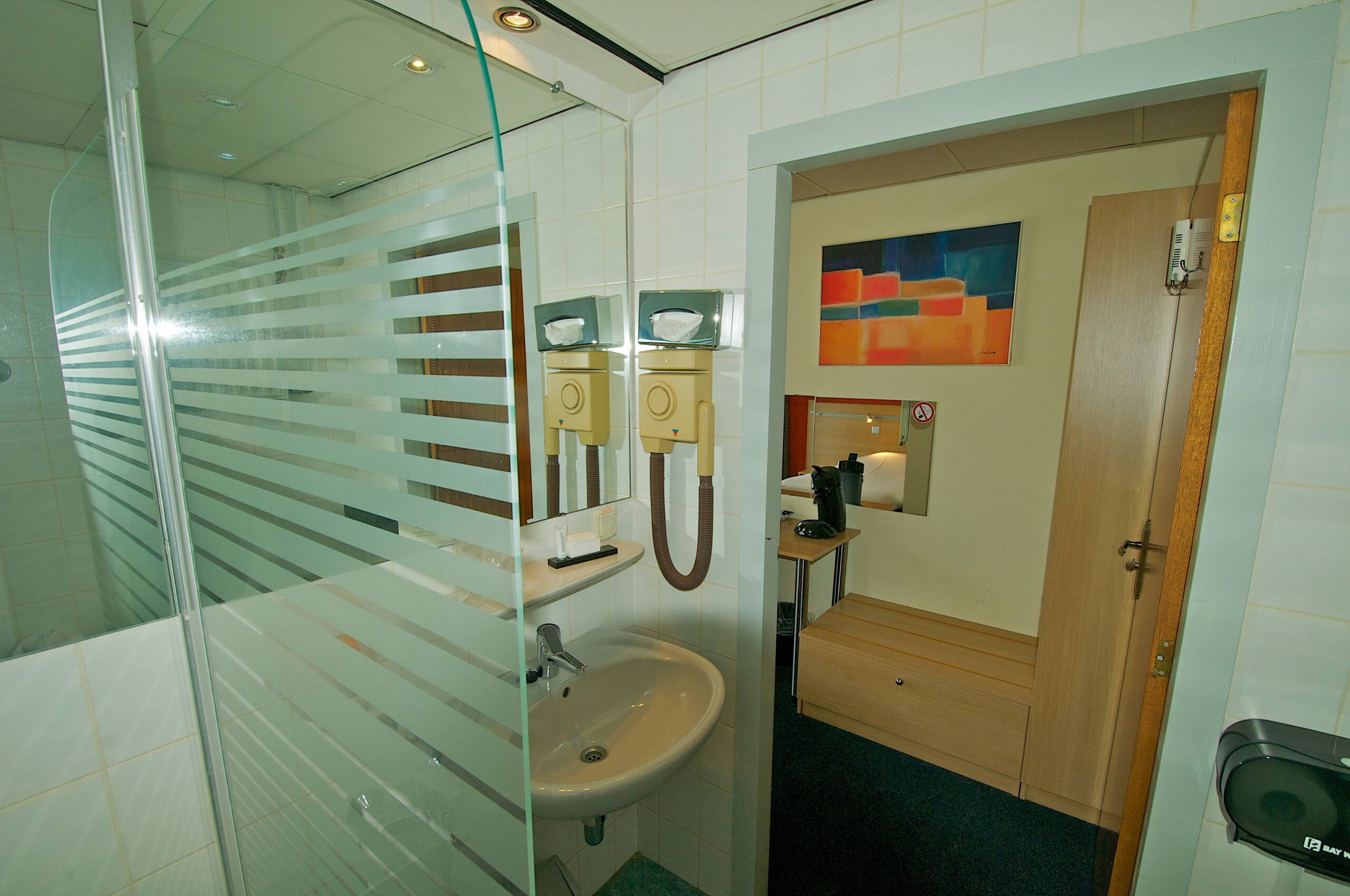 Badkamer met douche